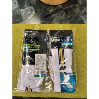 (郭教練運動用品店)YONEX 14503TR 男生 運動襪 白黃
