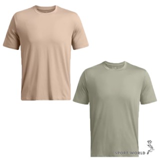 Under Armour UA 短袖上衣 男裝 卡其/灰綠【運動世界】1387389-236/1387389-504