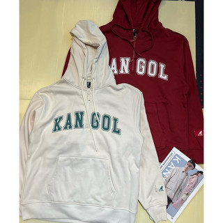 【Wei_shop 】KANGOL🦘重磅內刷毛 半開襟帽TEE