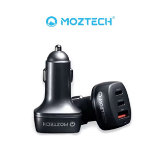 【MOZTECH墨子科技】PD3.0 車充 48W 快充 三孔 車用充電器 typecX2 USB X1
