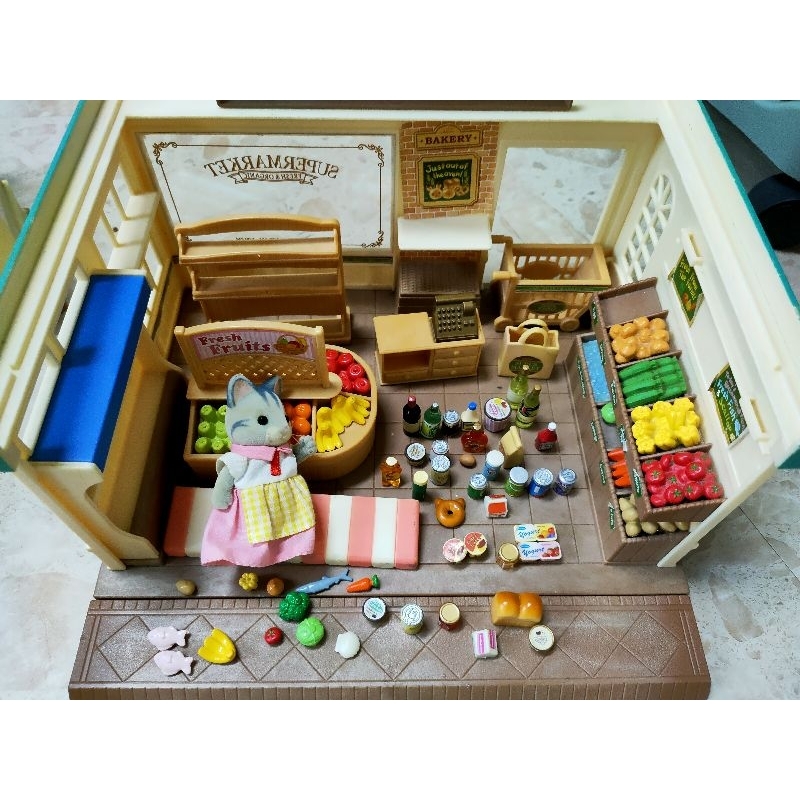 Rubby 絕版老物超市森林家族組合 含人物全新 送贈品