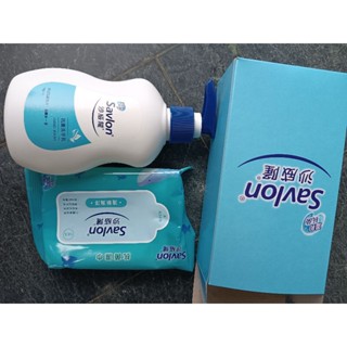 Savlon沙威隆抗菌洗手乳180ML/抗菌濕巾10入(組合價不拆賣)( 股東紀念品)