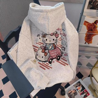 【限時特價】帽t 帽踢 連帽衛衣 美式帽t 灰色衛衣 設計感上衣 oversize 慵懶風 潮牌上衣 加絨加厚 秋冬穿搭