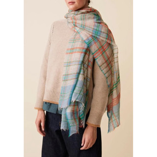 ✿全新轉賣✿ 蘇格蘭 MARCHBRAE 100% 喀什米爾 cashmere 羊毛 羊絨 圍巾 長巾 披巾