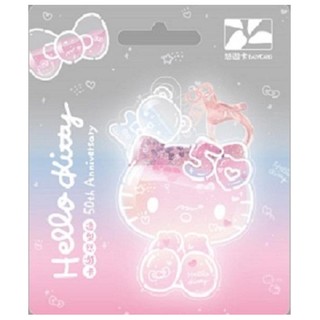 SANRIO三麗鷗HELLO KITTY凱蒂貓clear kitty 50TH造型悠遊卡