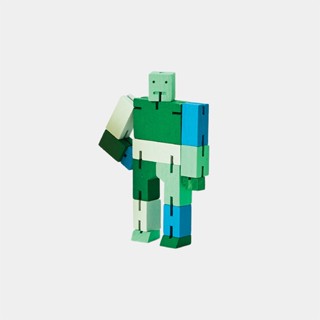 Areaware Cubebot酷比人變形機器人公仔/ 迷你/ 漸層綠 eslite誠品