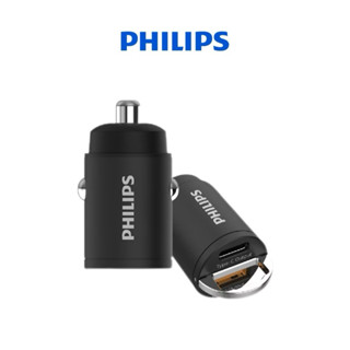 【PHILIPS 飛利浦】30W 迷你車充 車充 PDQC車充過壓保護鋁合金車充 車用充電座 車用充電器DLP3520C