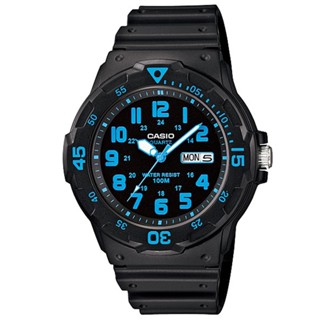 CASIO (MRW-200H-2B) 運動休閒 防水100米指標錶 日期/星期清晰顯示