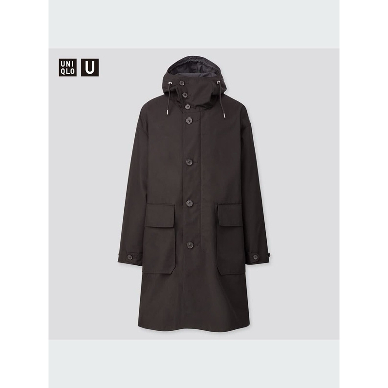 uniqlo u 連帽大衣426033黑色m