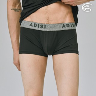 ADISI 男Tactel Pro快乾排汗四角內褲(合身短版) AUP2391026 (S-3XL) 黑色｜吸濕排汗