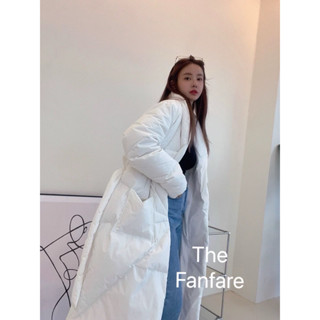 𝐎𝐏𝐈𝐍▪️預購▪️韓國代購-東大門 THE Fanfare 優惠款❗️高質感舒適保暖翻領雙口袋過膝長版羽絨外套冬季大衣
