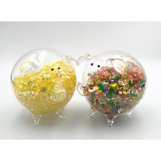 玻璃藝品 琉璃藝品 蘋果 平平安安 水晶豬 水鑽豬