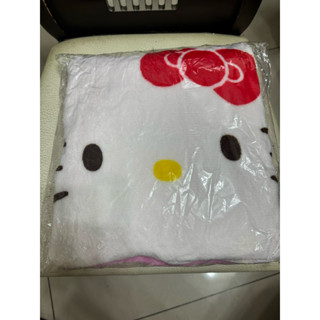 Hello kitty法蘭絨抱枕毛毯