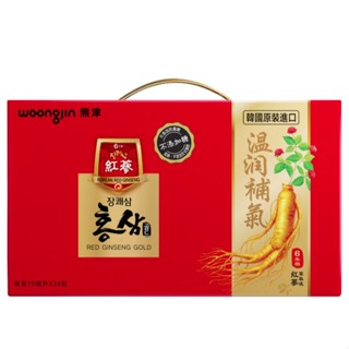 韓國熊津 無糖紅參飲24入禮盒【家樂福】