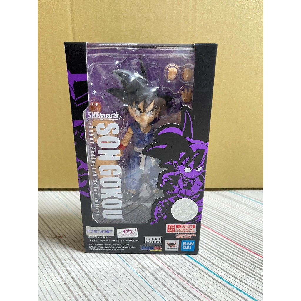 玩具對策本部 萬代 會場限定 SDCC 2019 S.H.Figuarts SHF 七龍珠 孫悟空 少年期 紫衣