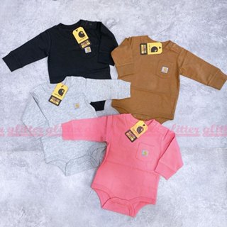 glitter。美線 Carhartt Kids Bodysuit 口袋 包屁衣 嬰兒 嬰幼兒 長袖 K87