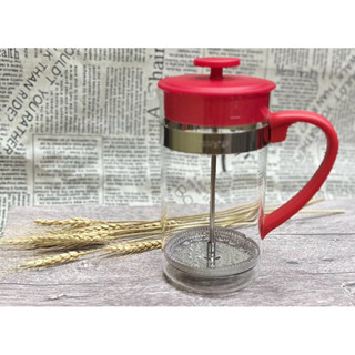 臺灣製 1000ml極簡約 紅色法式濾壓壺 沖茶器 花茶壺 咖啡濾壓壺☕️ 可泡茶 咖啡 花茶