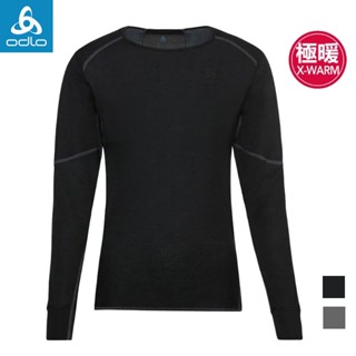 【ODLO 瑞士】X-WARM 女 ECO銀離子加強保暖型圓領上衣 超保暖長袖上衣 內搭保暖衣 159221