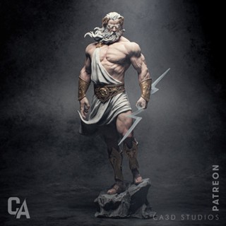【✨AKIRA STUDIO✨非成品】 白模 GK 模型 CA3D 1/12 Zeus