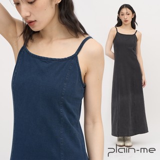plain-me [SAAKO 漸層] 連身裙 牛仔裙 洋裝 無袖 長裙 [SAA5023-242]