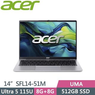 ACER 宏碁 Swift Lite 14 SFL14-51M-54Q6