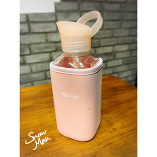 杯子【Glasskeep】- 方形玻璃隨手瓶-500ml（全新）