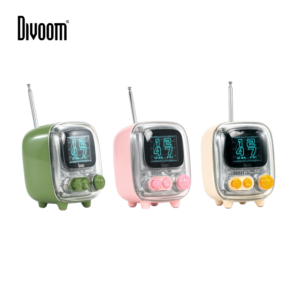 【Divoom】Tiivoo-2 像素藍牙喇叭 (電子相簿/FM收音機/動態歌詞)