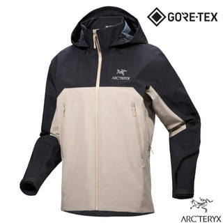 【ARCTERYX 始祖鳥】男 輕量防風 連帽防水外套 GORE-TEX Beta AR 風衣 X000007082