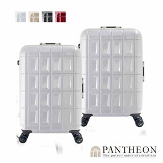 【展示品限量出清】日本PANTHEON 26吋 2色可選 優雅輕量硬殼鋁框行李箱 旅行箱 PTD-1626 R55201