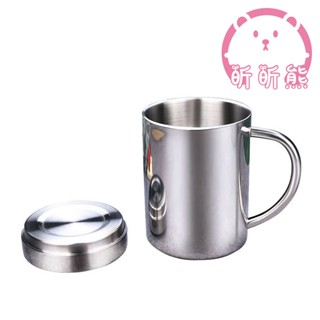 不鏽鋼雙層隔熱杯 雙層隔熱 輕量杯 咖啡杯 304不鏽鋼 隔熱杯 鋼杯 不鏽鋼杯 400cc 水杯 美式咖啡杯 保溫杯C