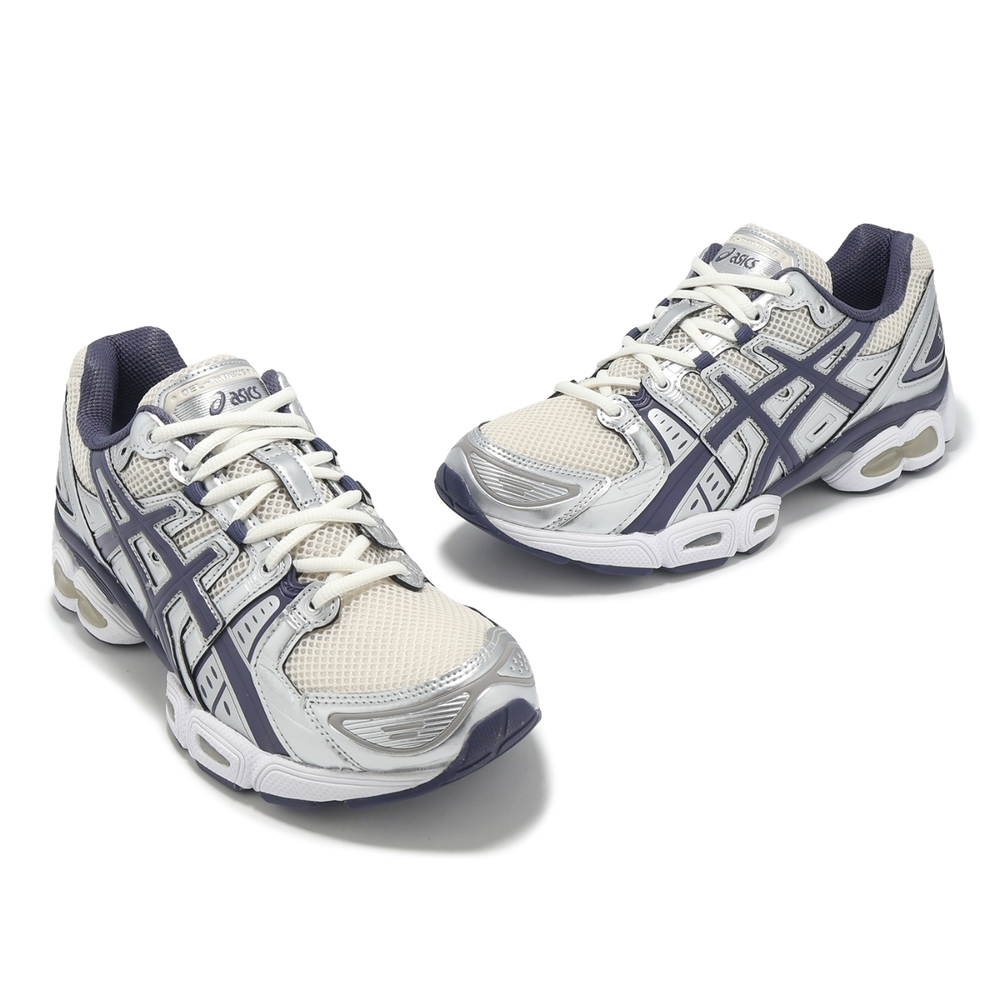 ASICS GEL-NIMBUS 9中性 米白銀藍 拼接 Y2K 休閒鞋 1203A600250 Sneakers542