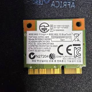 【企鵝科技】BCM943142HM mini pcie 無線網絡卡 NB用 Laptop wireless card