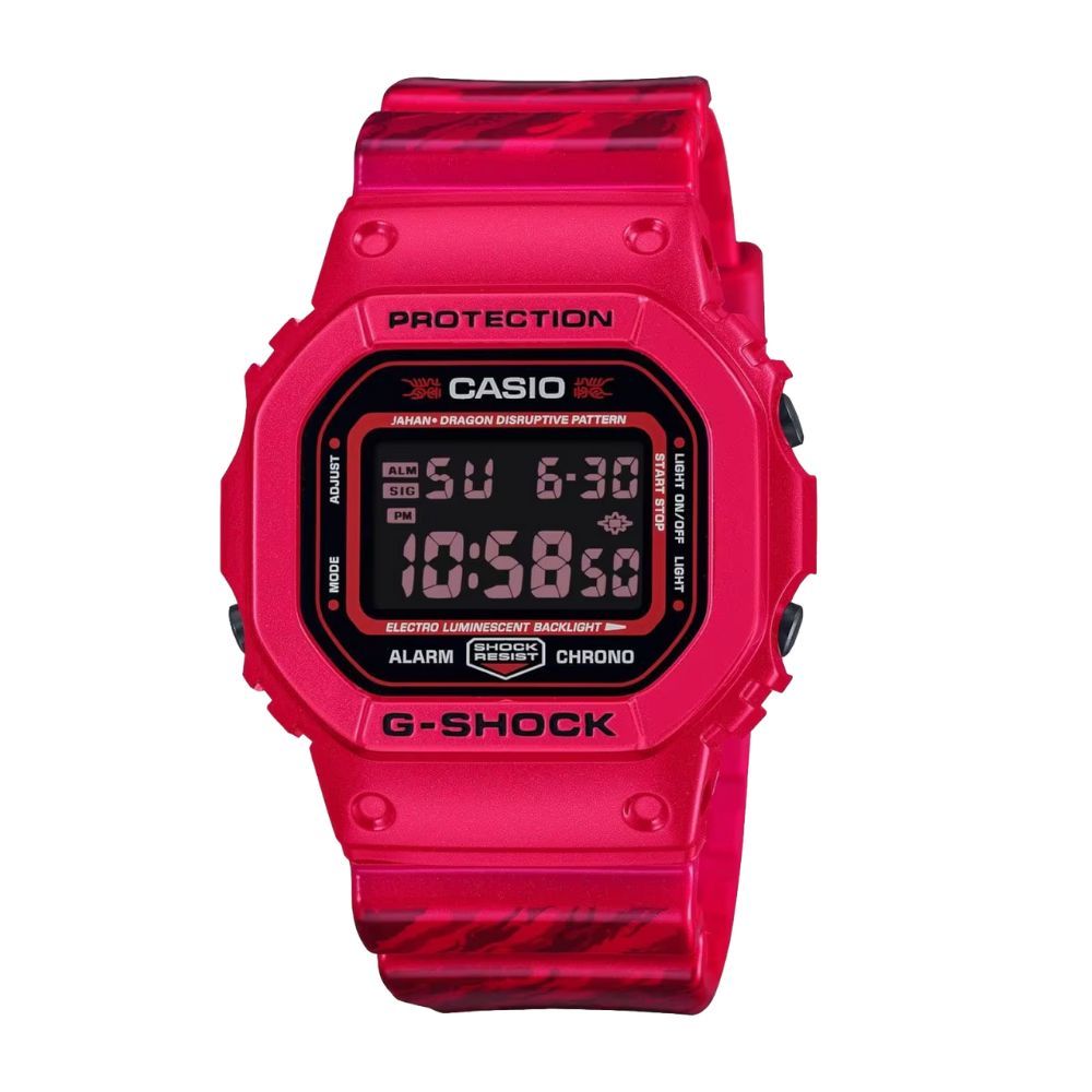 【CASIO 卡西歐】G-SHOCK 新加坡當代藝術家Jahan Loh聯名 DW-5600JAH24-4_42.8mm