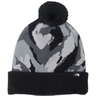 ADOBEU.S. 美國童裝 THE NORTH FACE 北臉 拼色LOGO毛球毛帽 兒童 大童