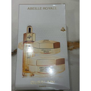 GUERLAIN嬌蘭皇家蜂王乳霜修護組 蜂蜜修護白霜50ml+超拉提亮眼霜15ml+平衡油3G 15ml