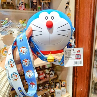 【正版授權現貨】哆啦A夢 小叮噹 矽膠 手機包 斜揹包 零錢包 親子包 包包 側揹包