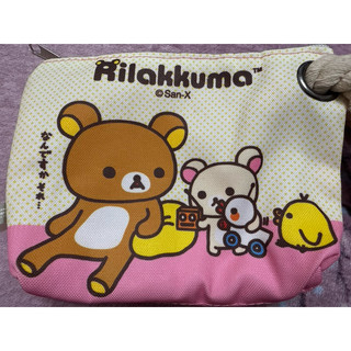 限量拉拉熊收納包 手提包 化妝包 正版授權Rilakkuma 全新 百貨專櫃貨