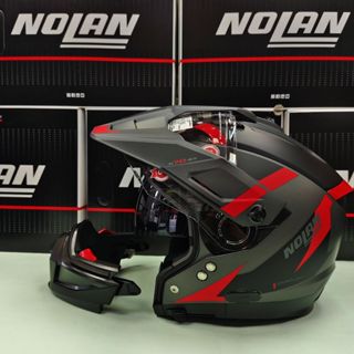 NOLAN 全罩式安全帽 N70-2X 全新多功能車安全帽 57#消光紅灰黑 尺寸S-3XL