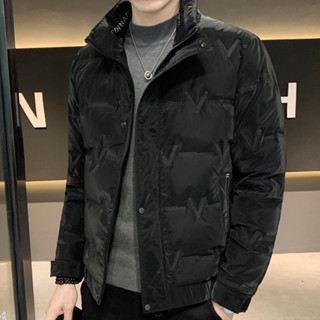 羽絨服外套 冬天外套 保暖外套 男款加厚保暖羽絨外套 防風厚外套 鴨絨外套 男生外套 羽絨衣 輕羽絨外套