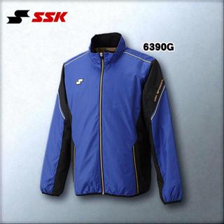 棒球世界 全新日本進口 SSK 鋪棉風衣外套 棒球外套防風防潑水(BWPE15104)寶藍配色