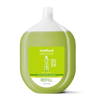 method 美則 濃縮洗碗精補充包1060ml 萊姆海鹽 1590ml