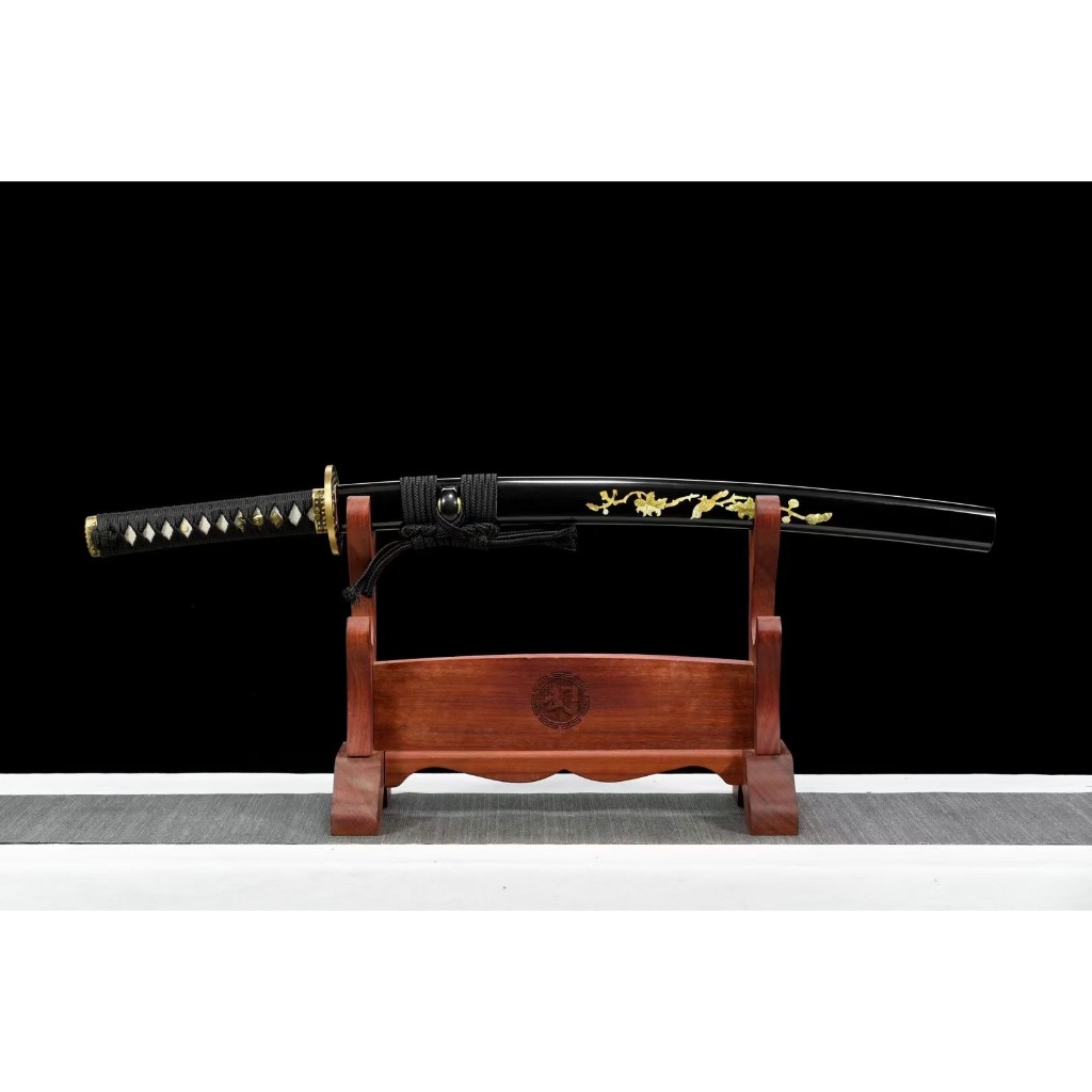 ⭐️日本武士刀⭐️ katana 居合刀 武士肋差 20寸高端武士刀系列——三枚合夾鋼武士刀【玉璧】中款武士刀 未開刃