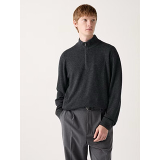 【ChrisTna選物🌟免運】🇯🇵UNIQLO 喀什米爾半拉鍊毛衣 男版474146