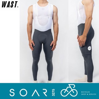 【SOAR3275】西進武嶺單車❘WAST 男生車褲❘男吊帶長車褲❘男防曬車褲❘禦寒男車褲❘保暖男車褲(石墨黑)
