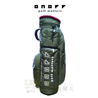 【飛揚高爾夫】ONOFF Caddie Bag 9吋 #OB5424-00 ,卡其綠, 桿袋