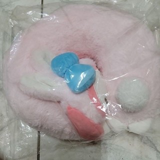 美樂蒂頸枕毛絨卡通兔耳朵U型枕