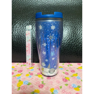 Starbucks 星巴克 2004年冰柱浮雕造型隨行杯 —16oz-473ml