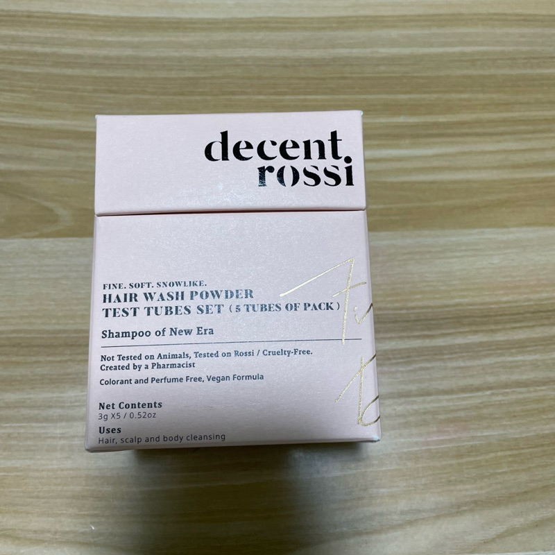 decent rossi頭皮甦醒洗髮粉 試管旅行組3g*5