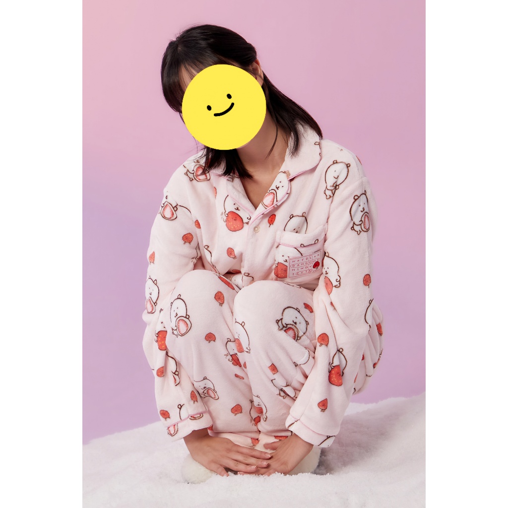 ［全新轉售］正版現貨 Joke Bear 自嘲熊 SPAO  / 聯名睡衣 冬季 絨毛