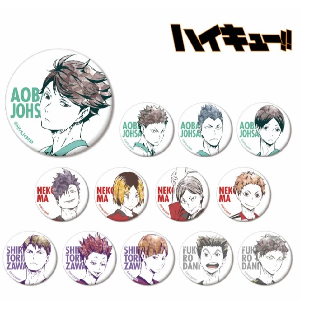 日版現貨 排球少年 Ani-Art徽章 北信介 角名 黑尾 孤爪 西谷 月島 影山 赤葦 木兔 宮侑 星海光來